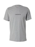 Jordan T-Shirt 'Air' graumeliert/schwarz
