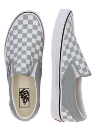 VANS Slip On 'CLASSIC' grau/weiß