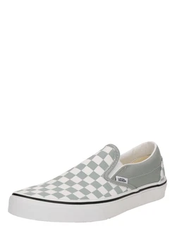 VANS Slip On 'CLASSIC' grau/weiß