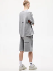 Pull&Bear Shorts 'STWD' grau