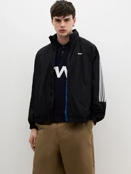 Pull&Bear Jacke STWD schwarz/weiß