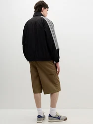 Pull&Bear Jacke STWD schwarz/weiß