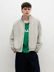 Pull&Bear Jacke STWD grau/weiß