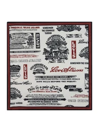 LEVI'S Tuch 'DOLLAR' dunkelrot / schwarz / offwhite
