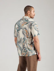 SELECTED HOMME Hemd Regair beige/hellgrau/petrol/hellorange