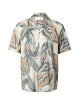 SELECTED HOMME Hemd Regair beige/hellgrau/petrol/hellorange