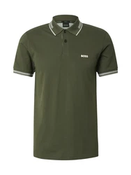 BOSS Poloshirt 'Paul' grn/wei