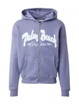 HOLLISTER Sweatjacke 'MAY1' indigo / hellblau / weiß