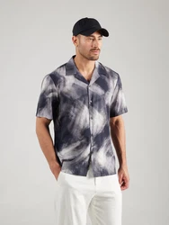 SELECTED HOMME Hemd Regair grau / hellgrau / schwarz