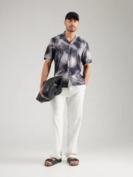 SELECTED HOMME Hemd Regair grau / hellgrau / schwarz