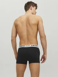 JACK & JONES Boxershorts SENSE TRUNKS 3-PACK NOOS Schwarz (3612)