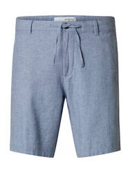 SELECTED HOMME Chinohose Shorts 'Brody' blau