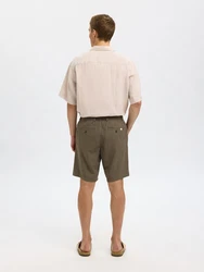SELECTED HOMME Chinohose Shorts 'Brody' oliv