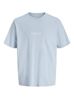 JACK & JONES T-Shirt JORVesterbro hellblau