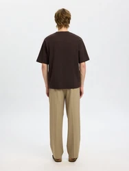 SELECTED HOMME T-Shirt Oscar schoko