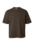 SELECTED HOMME T-Shirt Oscar schoko