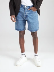 WEEKDAY Shorts 'Space' blau
