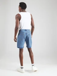 WEEKDAY Shorts 'Space' blau