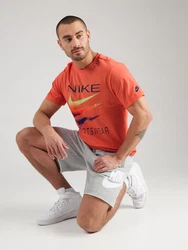 Nike Sportswear T-Shirt navy/limette/orangerot/schwarz