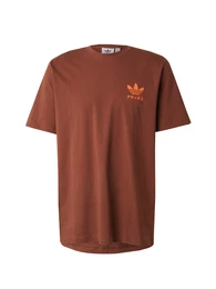 T-Shirt 'JAPAN MASCOT' braun / orange
