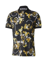Poloshirt goldgelb / safran / schwarz / wei