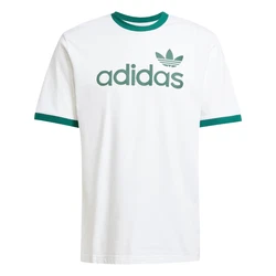 adidas Originals T-Shirt SIMPLE Grün/Weiß/Creme/Neonfarben