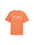 TOM TAILOR T-Shirt koralle/weiß TOM TAILOR T-Shirt koralle/weiß