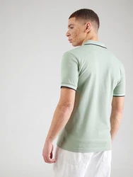 BOSS Poloshirt 'Paul' hellgrn/offwhite