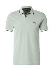 BOSS Poloshirt 'Paul' hellgrn/offwhite