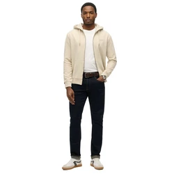 Superdry Sweatjacke Essential Logo Zip Hoodie Khaki/Beige