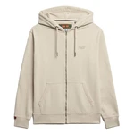 Superdry Sweatjacke Essential Logo Zip Hoodie Khaki/Beige