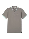 GARCIA Poloshirt hellgrün/dunkelgrün/offwhite