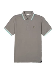 GARCIA Poloshirt hellgrün/dunkelgrün/offwhite