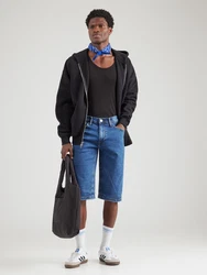 Blend 5-Pocket-Jeans Twister Capri Shorts blau