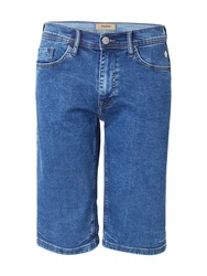 Blend 5-Pocket-Jeans Twister Capri Shorts blau