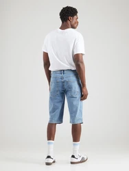 Blend 5-Pocket-Jeans Twister Capri Shorts blau