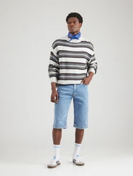 Blend 5-Pocket-Jeans Twister Capri Shorts blau