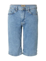 Blend 5-Pocket-Jeans Twister Capri Shorts blau