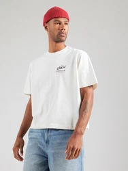 Abercrombie & Fitch T-Shirt 'NAIVE HAND' cranberry/schwarz/weiß