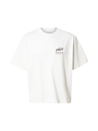 T-Shirt 'NAIVE HAND' cranberry / schwarz / wei