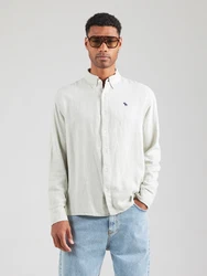 Abercrombie & Fitch Hemd navy/hellgrau