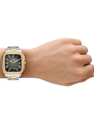 FOSSIL Uhr gold / schwarz / silber
