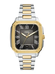 Uhr gold / schwarz / silber