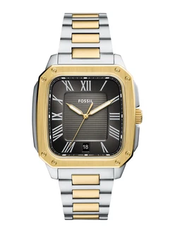 FOSSIL Uhr gold / schwarz / silber