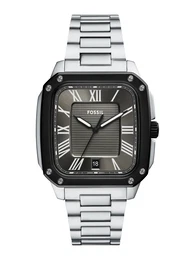 Uhr schwarz / silber / wei