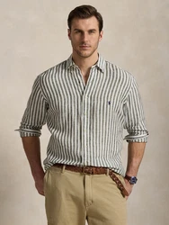 Polo Ralph Lauren Big & Tall Hemd tanne/naturweiß