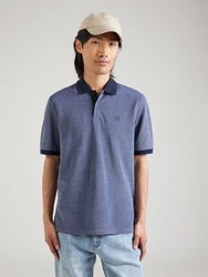 bugatti Poloshirt dunkelblau/weiß