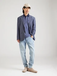 bugatti Poloshirt dunkelblau/weiß