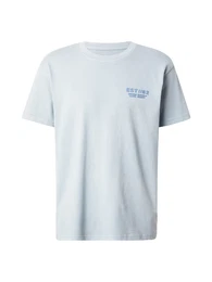 T-Shirt 'CENTRAL' hellblau / wei