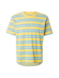 T-Shirt azur / gelb